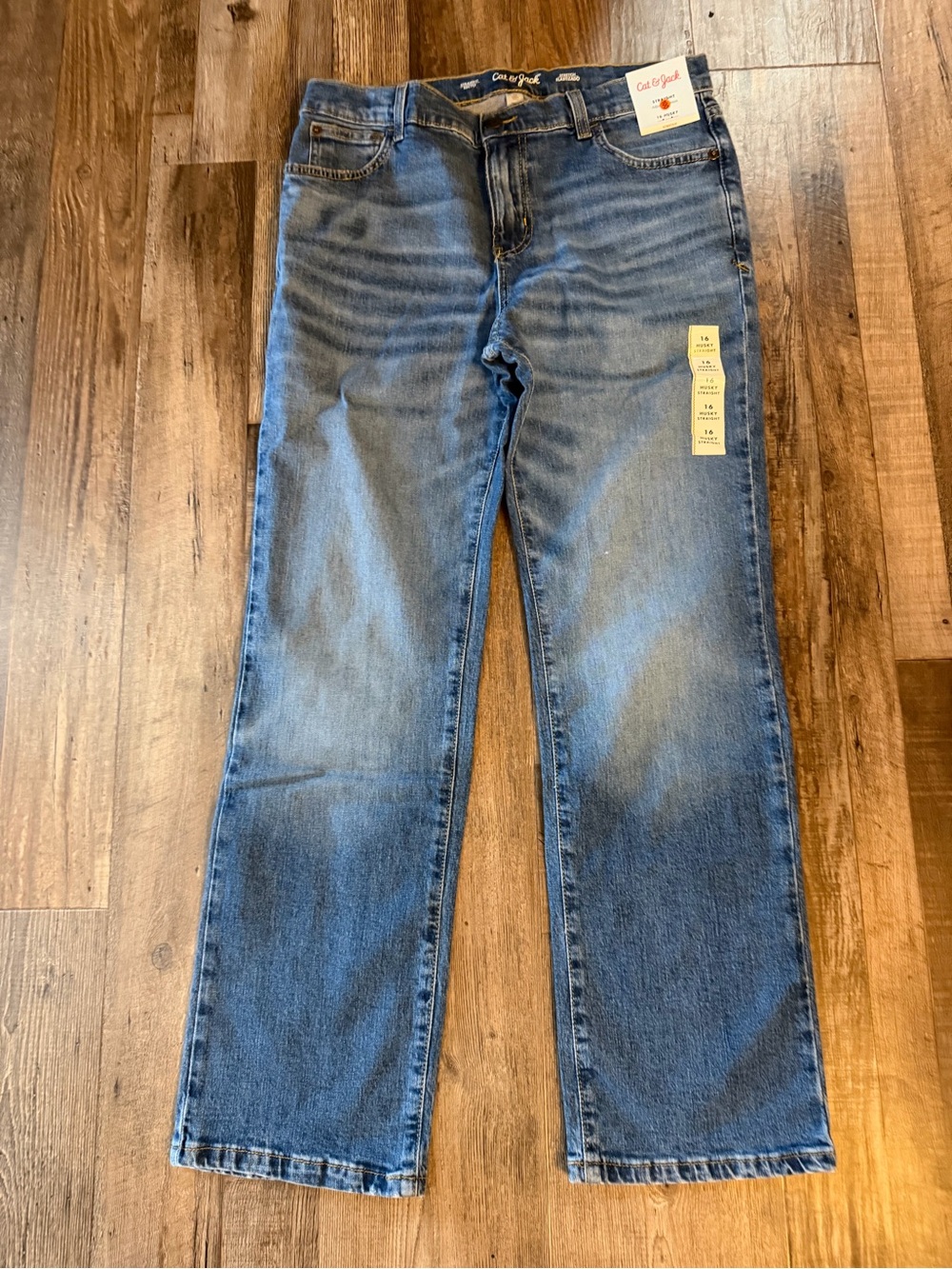 Cat & Jack sz 16 husky Blue Straight-Leg Jeans